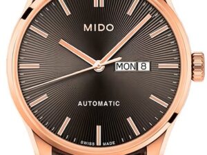 Authentic MIDO Men 42.5 mm SS IP Rose Gold High-end Wristwatch  – Sapphire Glass – MIDO