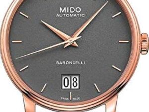 Authentic MIDO Men 40 mm SS IP Rose Gold High-end Wristwatch  – Sapphire Glass – MIDO