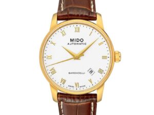 Authentic MIDO Men 38 mm SS IP Gold High-end Wristwatch  – Sapphire Glass – MIDO