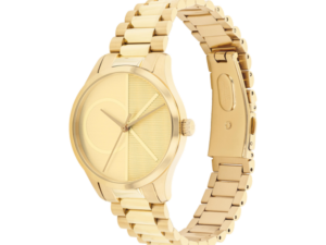 Authentic CK Calvin Klein Women 32 mm SS IP Gold Quartz Elegant Wristwatch  – CALVIN KLEIN