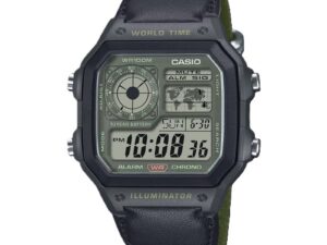 Authentic CASIO COLLECTION & VINTAGE Men 42 mm Resin Quartz Designer Wristwatch  – CASIO SPORT