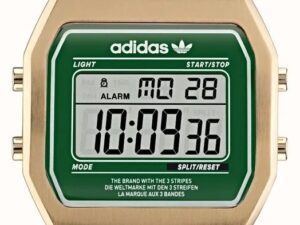 Authentic ADIDAS Women 36 mm SS IP Gold Quartz Digit Designer Wristwatch  – ADIDAS