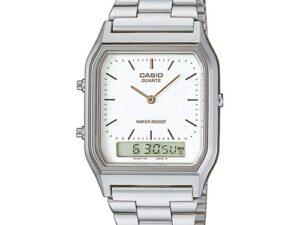 Authentic CASIO COLLECTION & VINTAGE Unisex 38 x 30 mm Resin Quartz Ana-Digit Designer Wristwatch  – CASIO VINTAGE