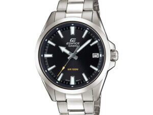 Authentic CASIO EDIFICE Men 42 mm Stainless Steel Quartz Designer Wristwatch  – CASIO EDIFICE