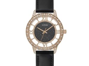 Authentic GUESS Women 34 mm SS IP Rose Gold Quartz Designer Wristwatch  – GUESS