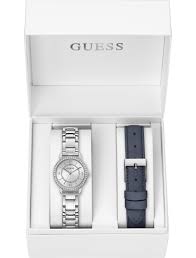 Authentic GUESS Women 28 mm Stainless Steel Quartz Elegant Wristwatch  – Special Pack – GUESS