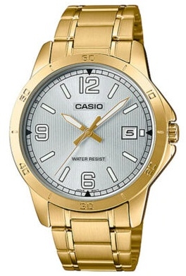 Authentic CASIO COLLECTION & VINTAGE Men 41.5 mm SS IP Gold Quartz Designer Wristwatch  – CASIO COLLECTION