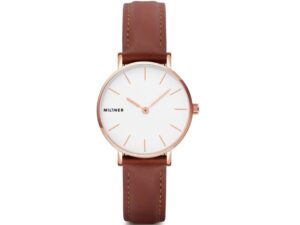 Authentic MILLNER Women SS IP Rose Gold Quartz Designer Watch  – MILLNER