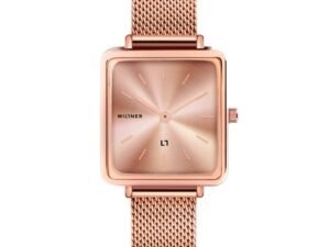 Authentic MILLNER Women SS IP Rose Gold Quartz Designer Watch  – MILLNER