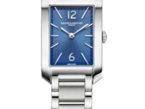 Authentic BAUME&MERCIER Women 34.5 x 22 mm Stainless Steel Quartz Luxurious Wristwatch  – Sapphire Glass – BAUME & MERCIER