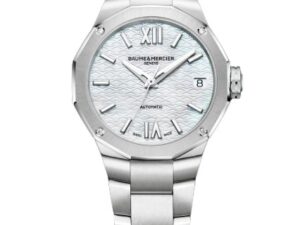 Authentic BAUME&MERCIER Women 33 mm Stainless Steel Luxurious Wristwatch  – Sapphire Glass – BAUME & MERCIER