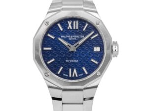 Authentic BAUME&MERCIER Women 33 mm Stainless Steel Quartz Luxurious Wristwatch  – Sapphire Glass – BAUME & MERCIER