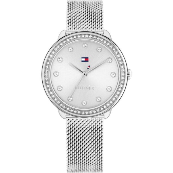 Authentic TOMMY HILFIGER Women 33 mm Stainless Steel Quartz Designer Wristwatch  - TOMMY HILFIGER