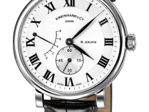 Authentic EBERHARD Men 41 mm Stainless Steel Luxurious Wristwatch  – Sapphire Glass – EBERHARD