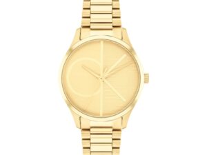 Authentic CK Calvin Klein Women 32 mm SS IP Gold Quartz Elegant Wristwatch  – CALVIN KLEIN