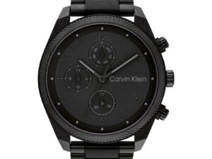 Authentic CK Calvin Klein Men 44 mm SS IP Black Quartz Elegant Wristwatch  – CALVIN KLEIN