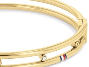 Authentic TOMMY HILFIGER  Women 43 mm Quartz Analog Designer Bracelet  – TOMMY HILFIGER JEWELS