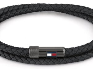 Authentic TOMMY HILFIGER  Men 43 mm Quartz Analog Designer Bracelet  – TOMMY HILFIGER JEWELS