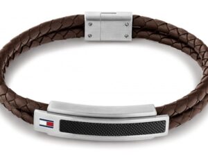 Authentic TOMMY HILFIGER  Men 43 mm Quartz Analog Designer Bracelet  – TOMMY HILFIGER JEWELS