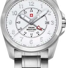 Authentic SWISS MILITARY By CHRONO Men 40 mm Stainless Steel Quartz Analog Top-Quality Wristwatch  – SWISS MILITARY By CHRONO