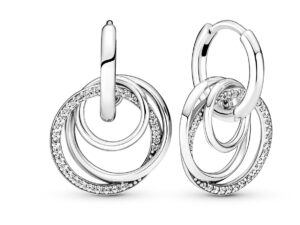 Authentic PANDORA Women 34 mm Quartz Analog Designer Earrings  – PANDORA