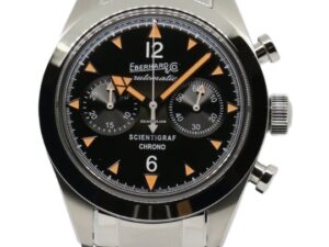 Authentic EBERHARD Men 41 mm Stainless Steel Luxurious Wristwatch  – Sapphire Glass – EBERHARD