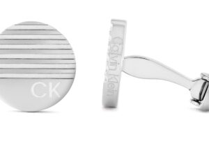 Authentic CALVIN KLEIN  Men 42 mm Quartz Analog Designer Cufflinks  – CALVIN KLEIN JEWELRY