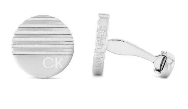 Authentic CALVIN KLEIN  Men 42 mm Quartz Analog Designer Cufflinks  - CALVIN KLEIN JEWELRY