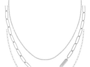 Authentic CALVIN KLEIN  Women 19 mm Quartz Analog Designer Necklace  – CK JEWELRY NEW COLLECTION JEWELRY