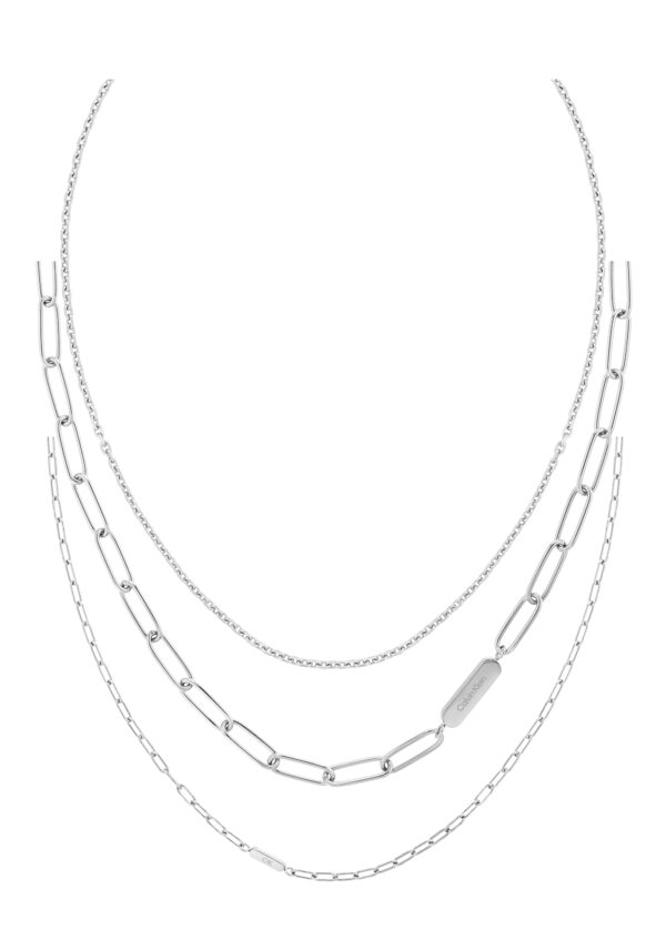 Authentic CALVIN KLEIN  Women 19 mm Quartz Analog Designer Necklace  - CK JEWELRY NEW COLLECTION JEWELRY