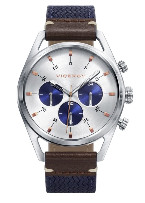 Authentic VICEROY NEW COLLECTION Men 42 mm Stainless Steel Quartz Analog Elegant Wristwatch  - Viceroy