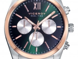 Authentic VICEROY NEW COLLECTION Men 41 mm Quartz Analog Elegant Earrings  – VICEROY