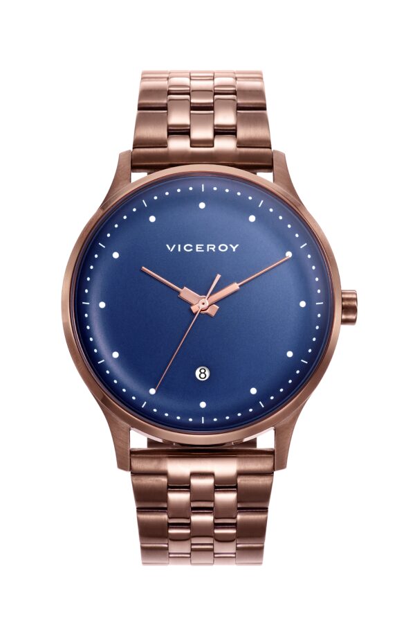 Authentic VICEROY NEW COLLECTION Men 43 mm Quartz Analog Designer Bracelet  - VICEROY