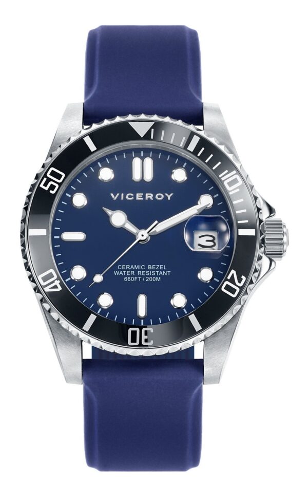 Authentic VICEROY NEW COLLECTION Men 40 mm Stainless Steel Quartz Analog Elegant Wristwatch  - VICEROY WATCHES MODEL MAGNUM