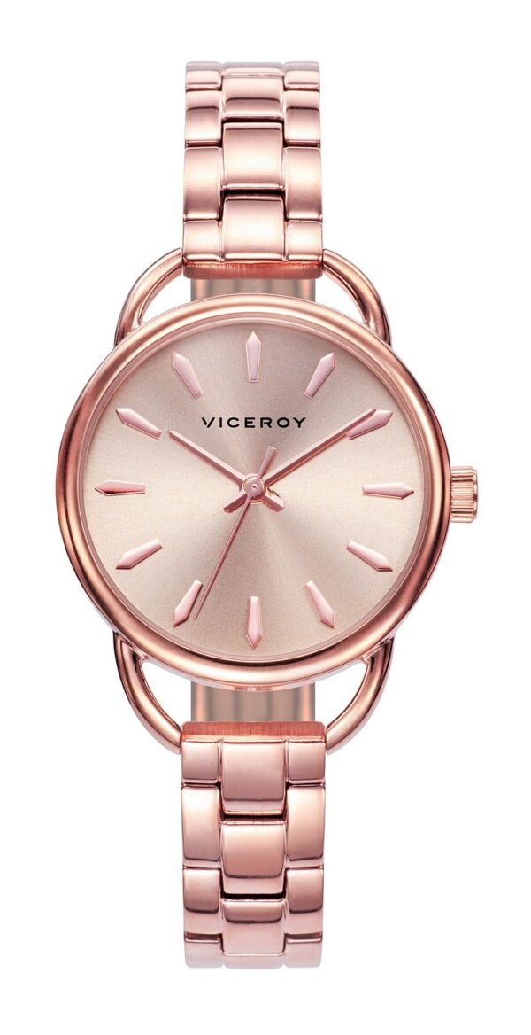 Authentic VICEROY NEW COLLECTION Women 28 mm Stainless Steel Quartz Analog Elegant Wristwatch  - VICEROY WATCHES MODEL KISS