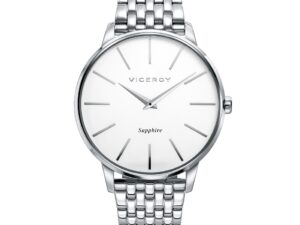 Authentic VICEROY NEW COLLECTION Men 42 mm Quartz Analog Designer Bracelet  – Sapphire Glass – VICEROY