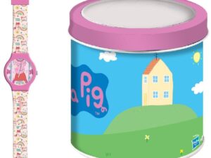 Authentic CARTOON Kid 33 mm Plastic Quartz Designer Wristwatch  – PEPPA PIG