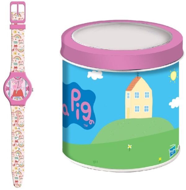 Authentic CARTOON Kid 33 mm Plastic Quartz Designer Wristwatch  - PEPPA PIG