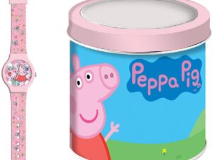 Authentic CARTOON Kid 33 mm Plastic Quartz Designer Wristwatch  – PEPPA PIG