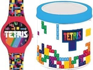 Authentic CARTOON Kid 32 mm Plastic Quartz Designer Wristwatch  – TETRIS KID WATCH