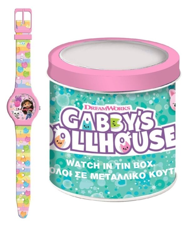 Authentic CARTOON Kid 33 mm Plastic Quartz Designer Wristwatch  - GABBYS DOLLHOUSE