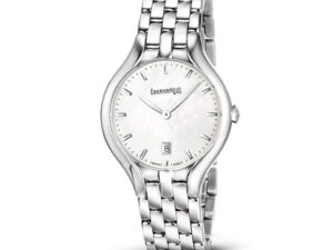 Authentic EBERHARD Women 30 mm Stainless Steel Quartz High-end Wristwatch  – Mother of Pearl Dial – Sapphire Glass – EBERHARD