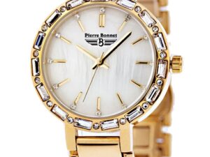 Authentic PIERRE BONNET Women 32 mm Stainless Steel Quartz Designer Wristwatch  – PIERRE BONNET