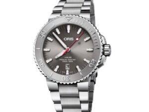 Authentic ORIS Men 43.5 mm Stainless Steel Luxurious Wristwatch  – Sapphire Glass – ORIS