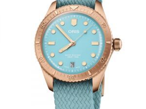 Authentic ORIS Women 38 mm SS IP Bronze Luxurious Wristwatch  – Sapphire Glass – ORIS