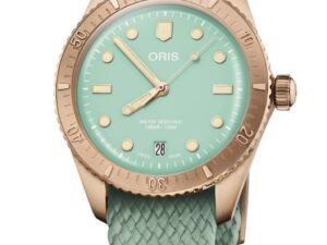 Authentic ORIS Women 38 mm SS IP Bronze Luxurious Wristwatch  – Sapphire Glass – ORIS