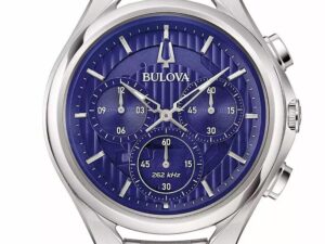 Authentic BULOVA Men 44 mm Stainless Steel Quartz Premium Wristwatch  – Sapphire Glass – BULOVA