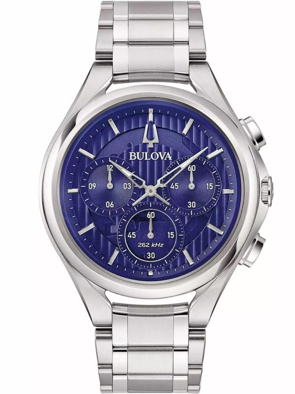 Authentic BULOVA Men 44 mm Stainless Steel Quartz Premium Wristwatch  - Sapphire Glass - BULOVA