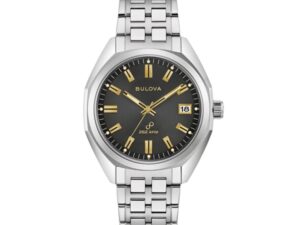 Authentic BULOVA Men 40 mm Stainless Steel Quartz Premium Wristwatch  – Sapphire Glass – BULOVA