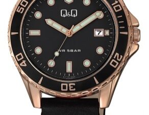 Authentic Q&Q Men 43 mm Metal Quartz Designer Wristwatch  – Q&Q FASHION